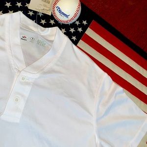 ⭐️🆕BASEBALL⚾️JERSEY in White by ALLESON Athletics